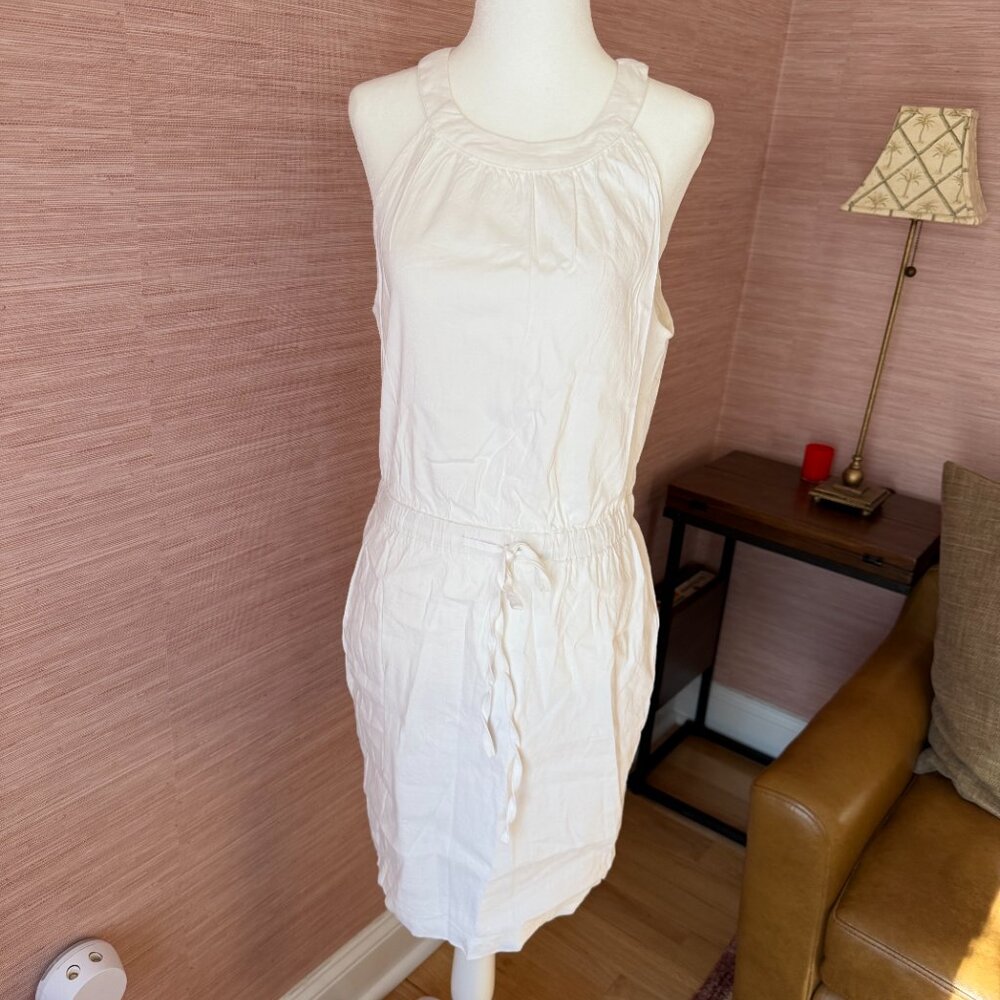Bebe White Linen Dress